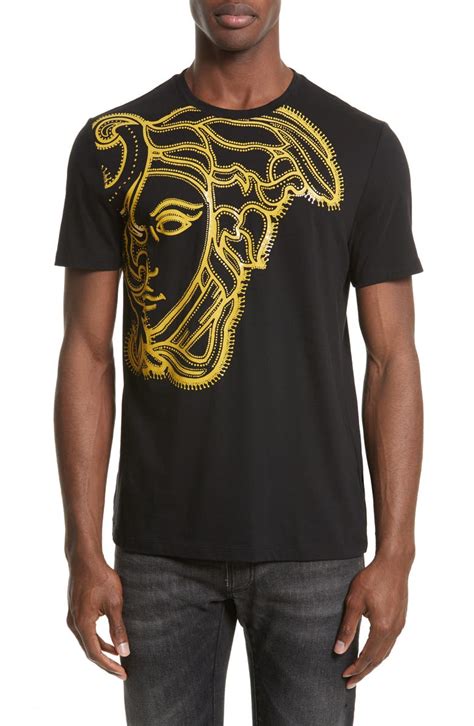 versace collectuon t shirt herren|Versace graphic t shirts.